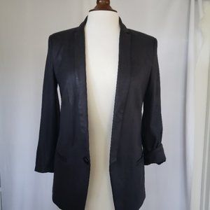 Capulet Microsuede tuxedo blazer